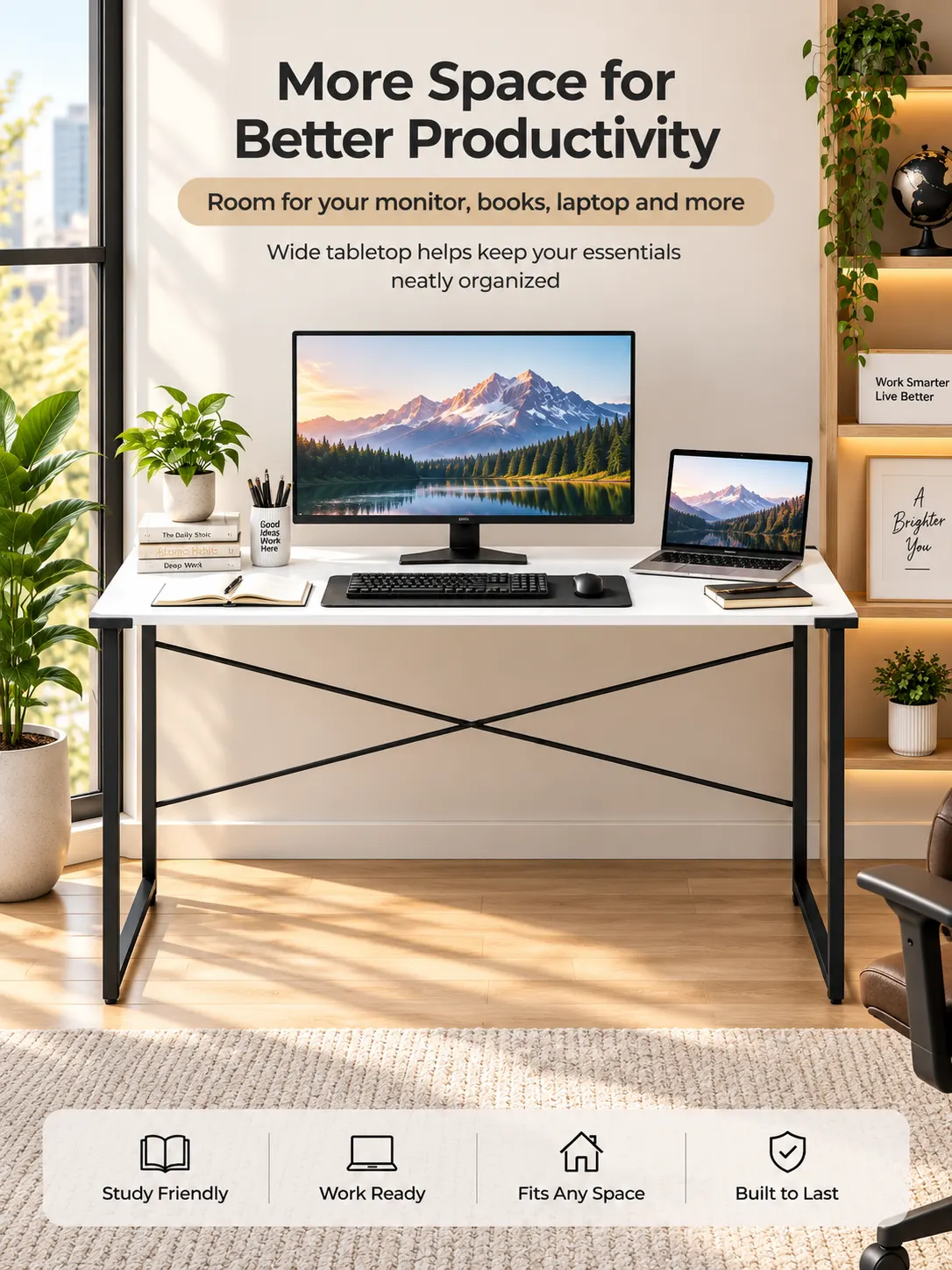 Homiboss MST Computer & Study Table for Home & Office thumbnail 5