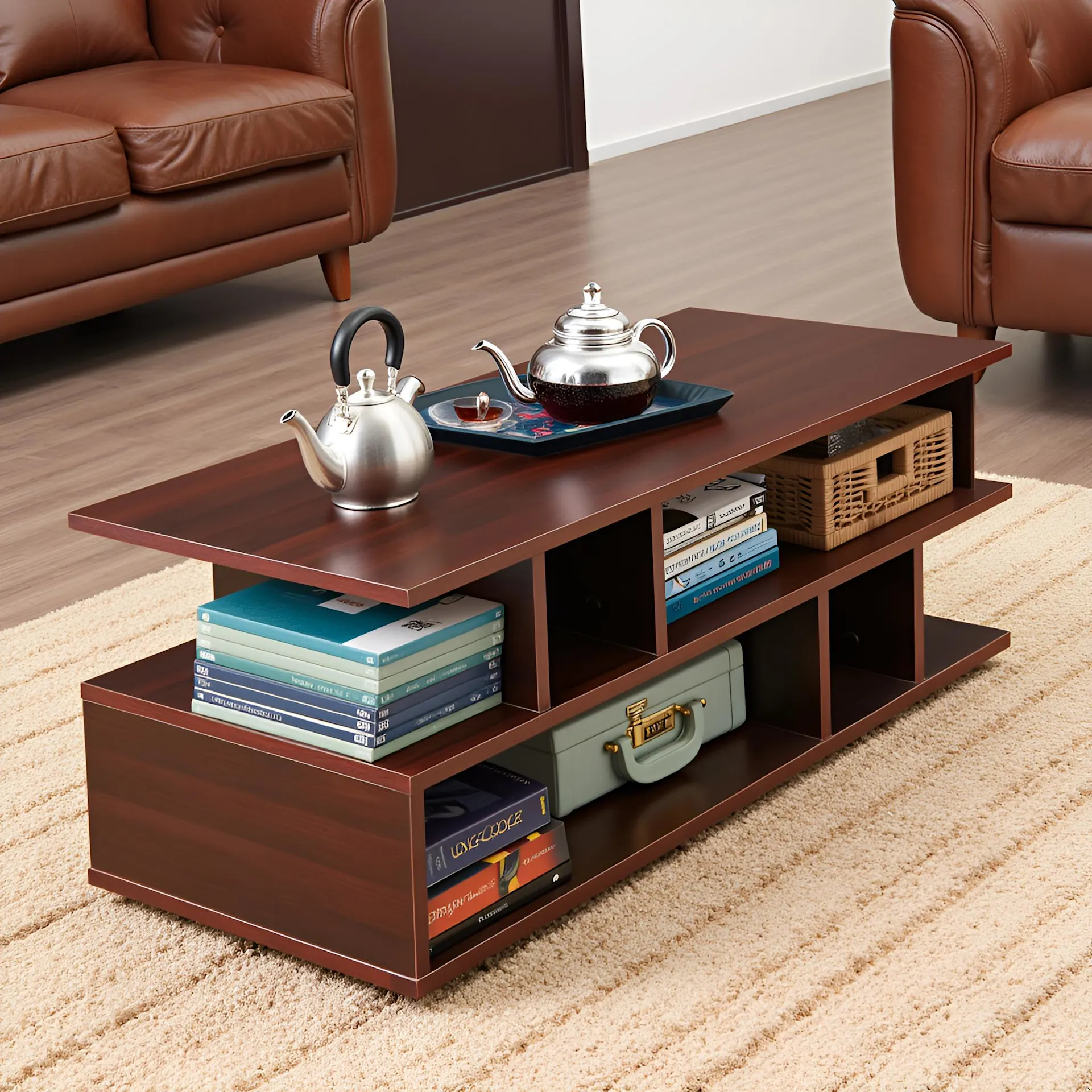 Homiboss CT01 Engineered Wood Coffee & Living Room Center Table thumbnail 3
