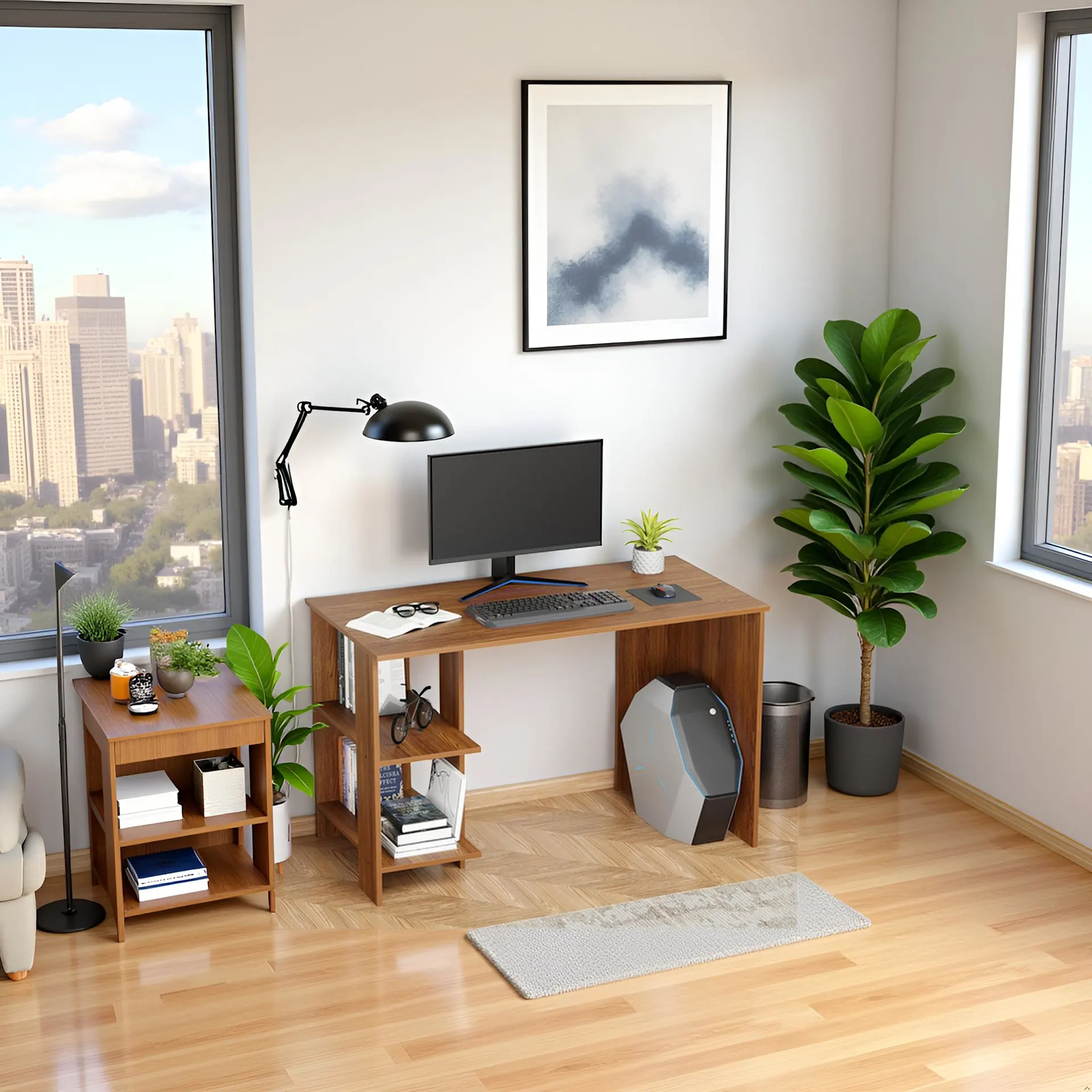 Homiboss Golf Multi-Functional Home Office & Study Desk thumbnail 4