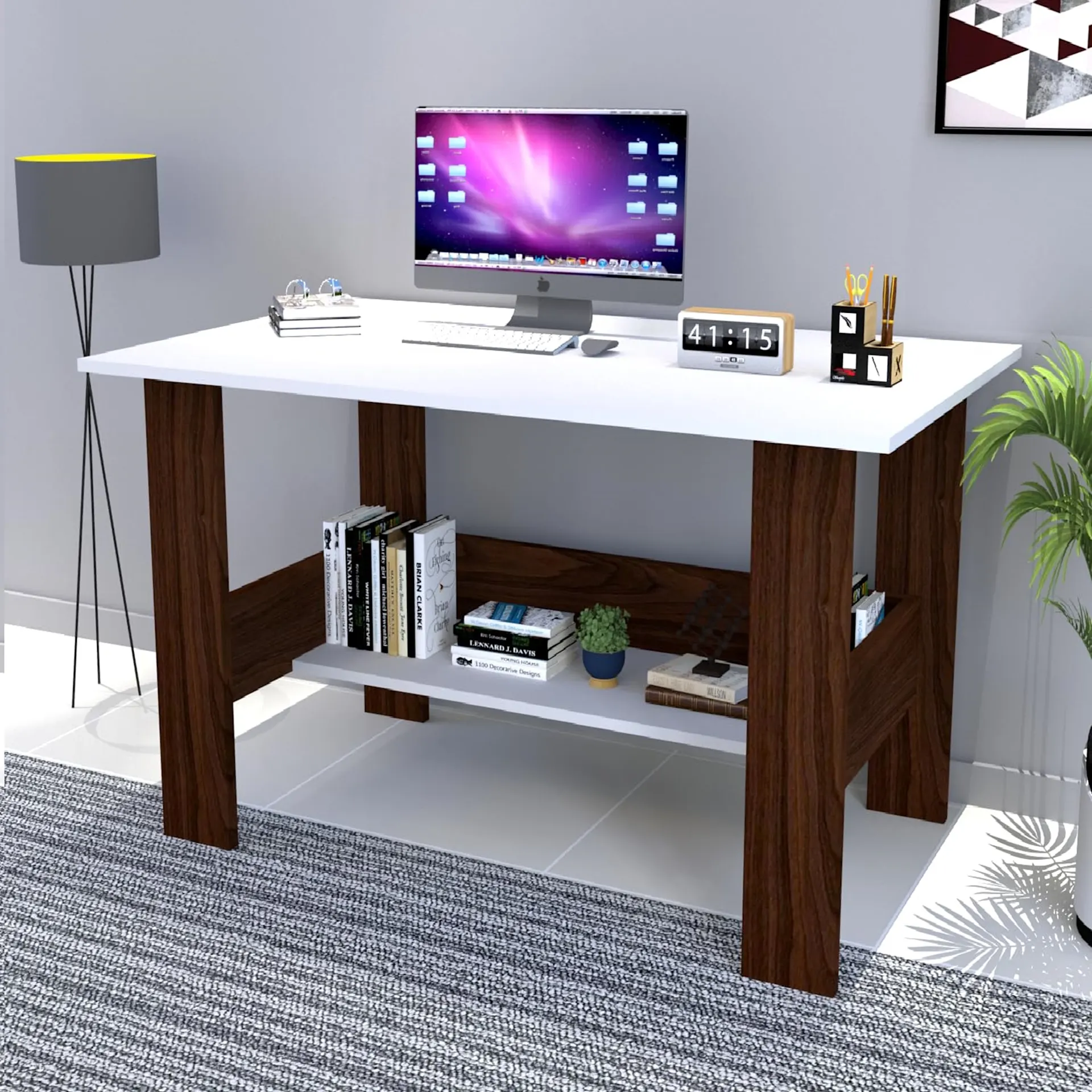 Homiboss Ertiga Engineered Wood Study & Computer Desk thumbnail 8