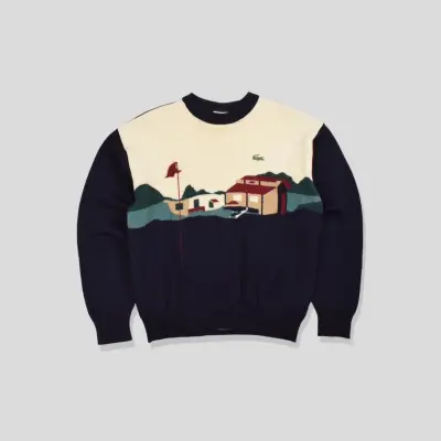 Chelsea & Theodore Cream Penguin Sweater from - Depop
