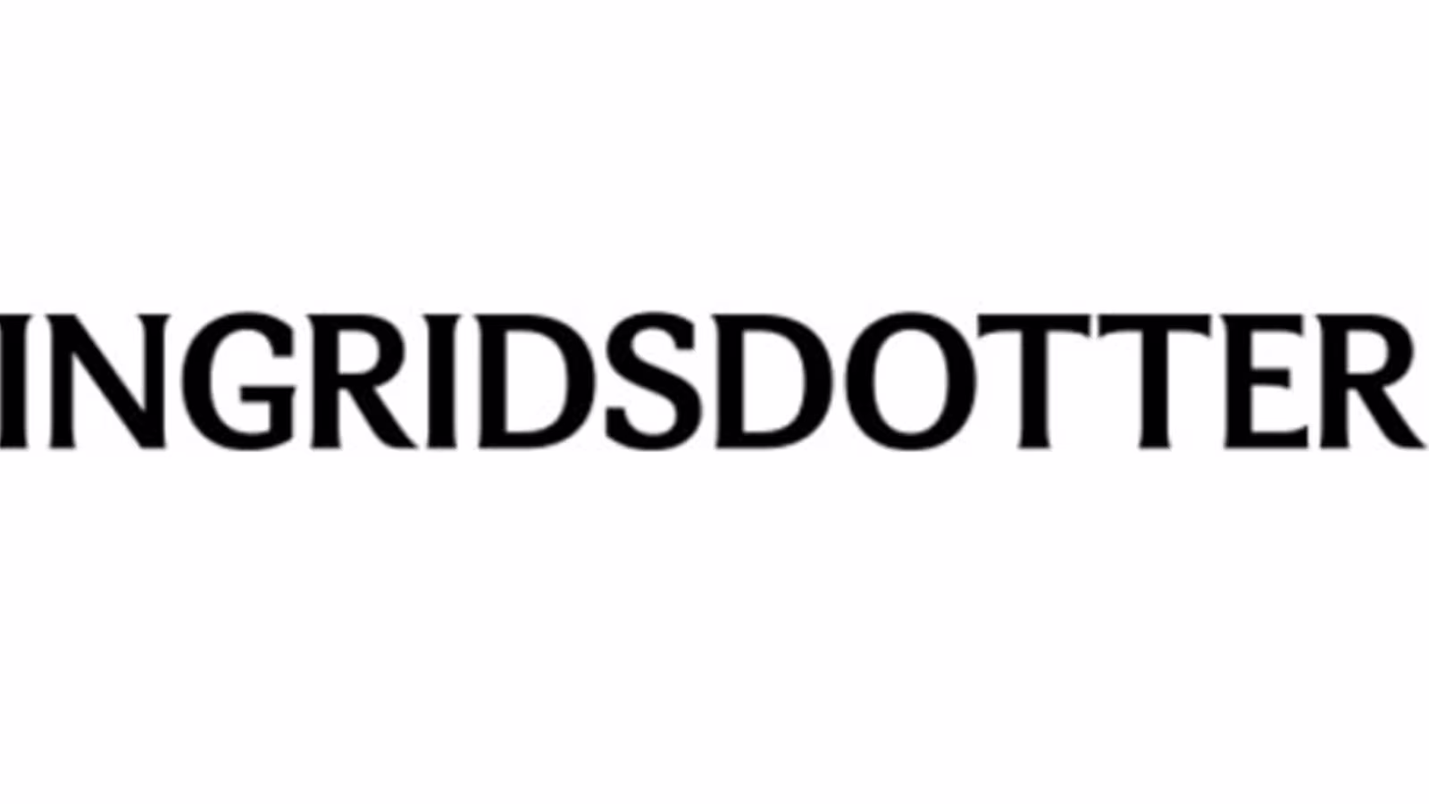 Brand Logo Rectangular Ingridsdotter