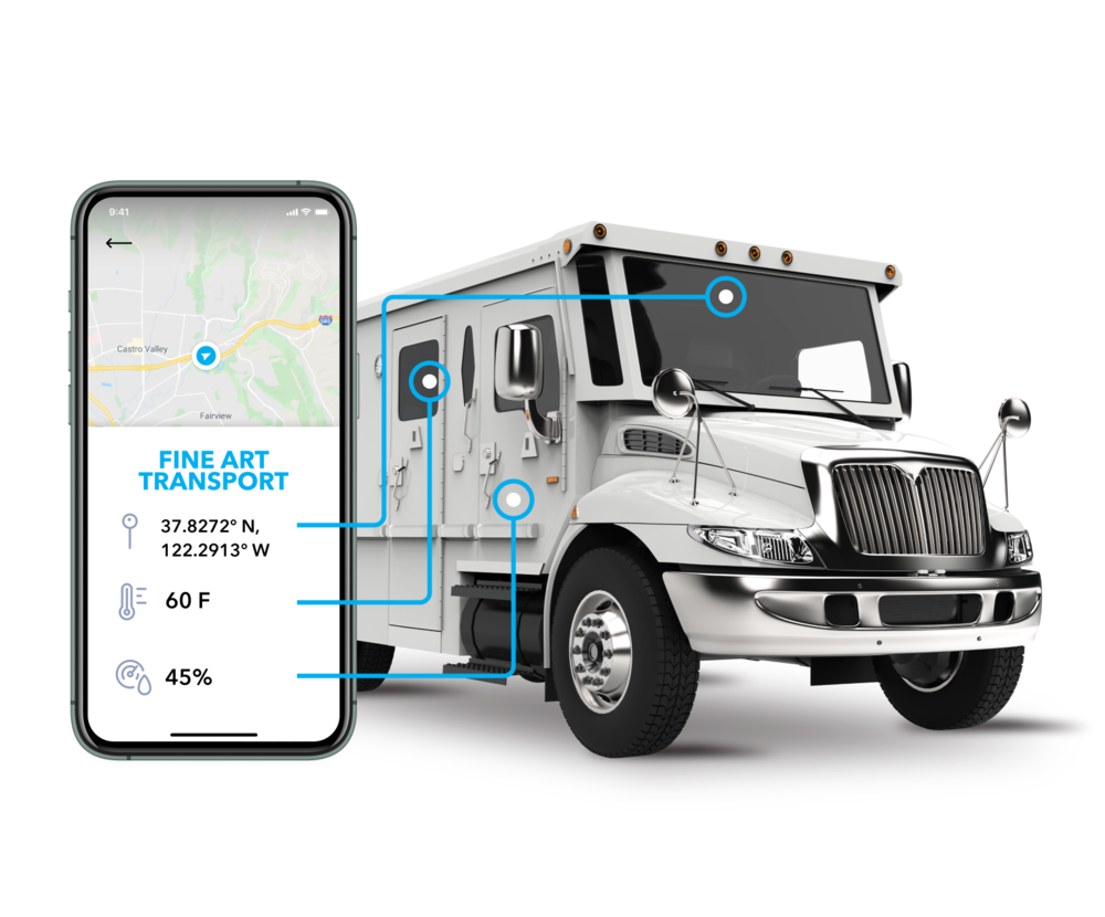 Smart fine art transportation tracking solutions