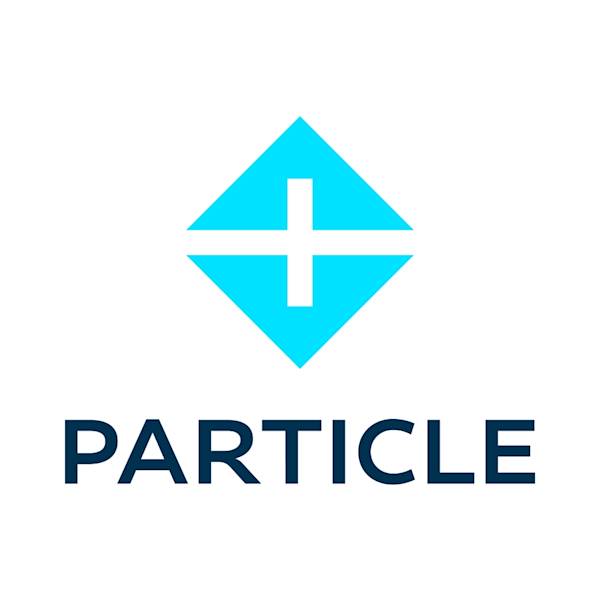 particle logo without wordmark