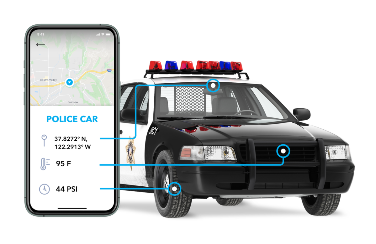 Smart police car tracking solutions