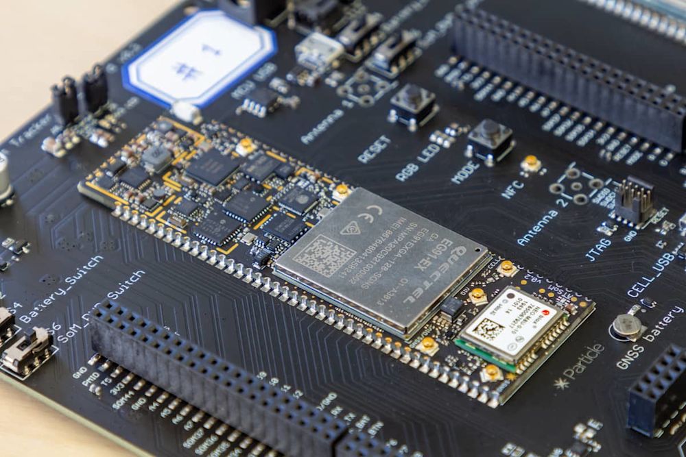 Particle Tracker SoM — fully-certified asset tracking technology built with reliable cellular data and ready for complex custom configuration
