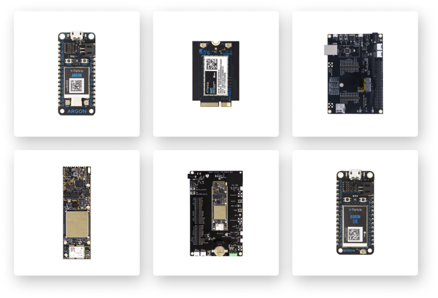 Particle's suite of IoT hardware