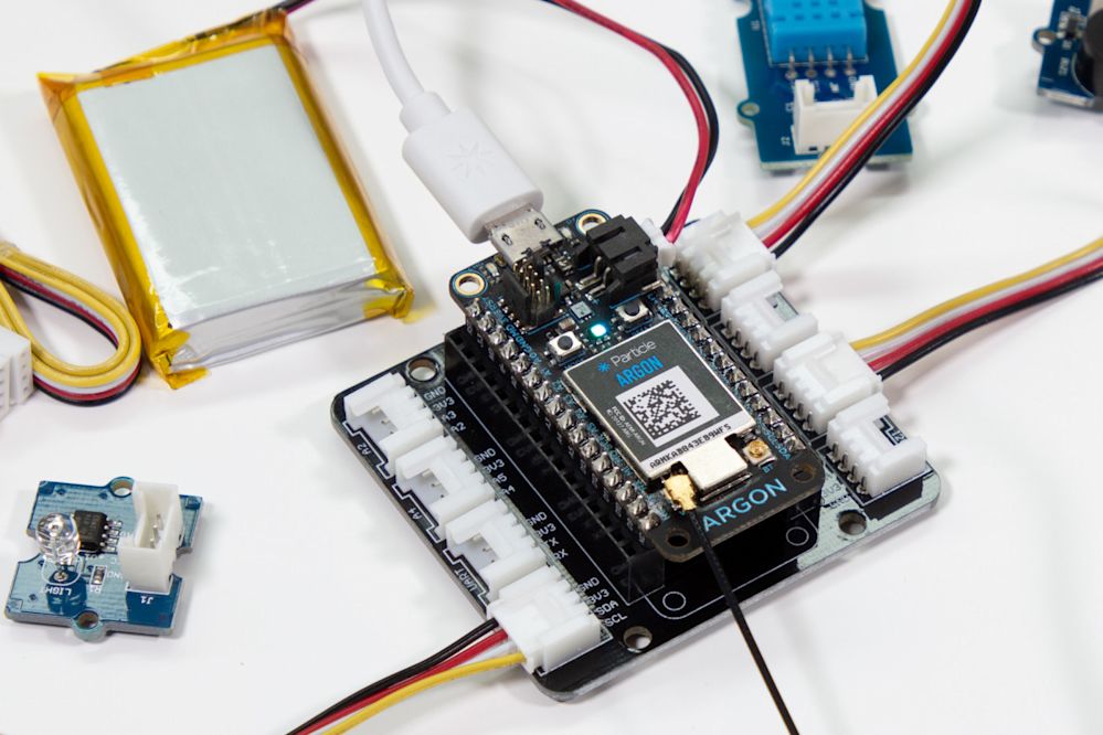 Wi-Fi Development Kit, Particle Argon, IoT Hardware.