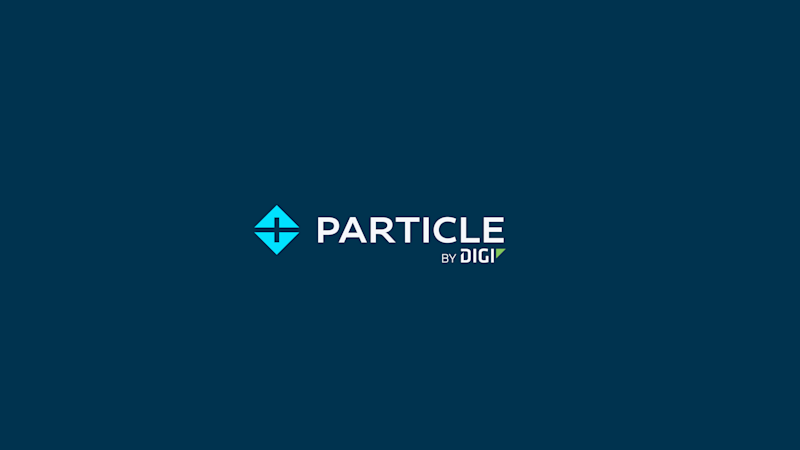 Particle Digi logo dark bg 16x9