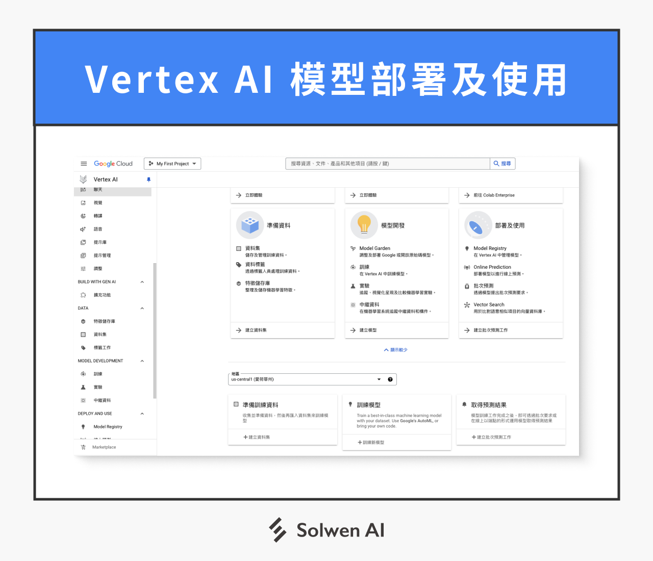 Vertex AI 模型訓練