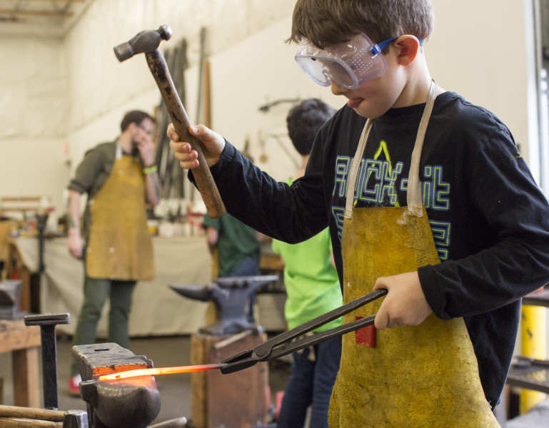 Blacksmithing for Teens 12 to 16 years-old — Tillers International