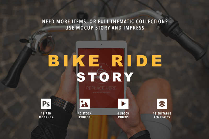 Download 5 PSD Mockups Bike Ride - Mocup | PSD Mockups and Stock Photos