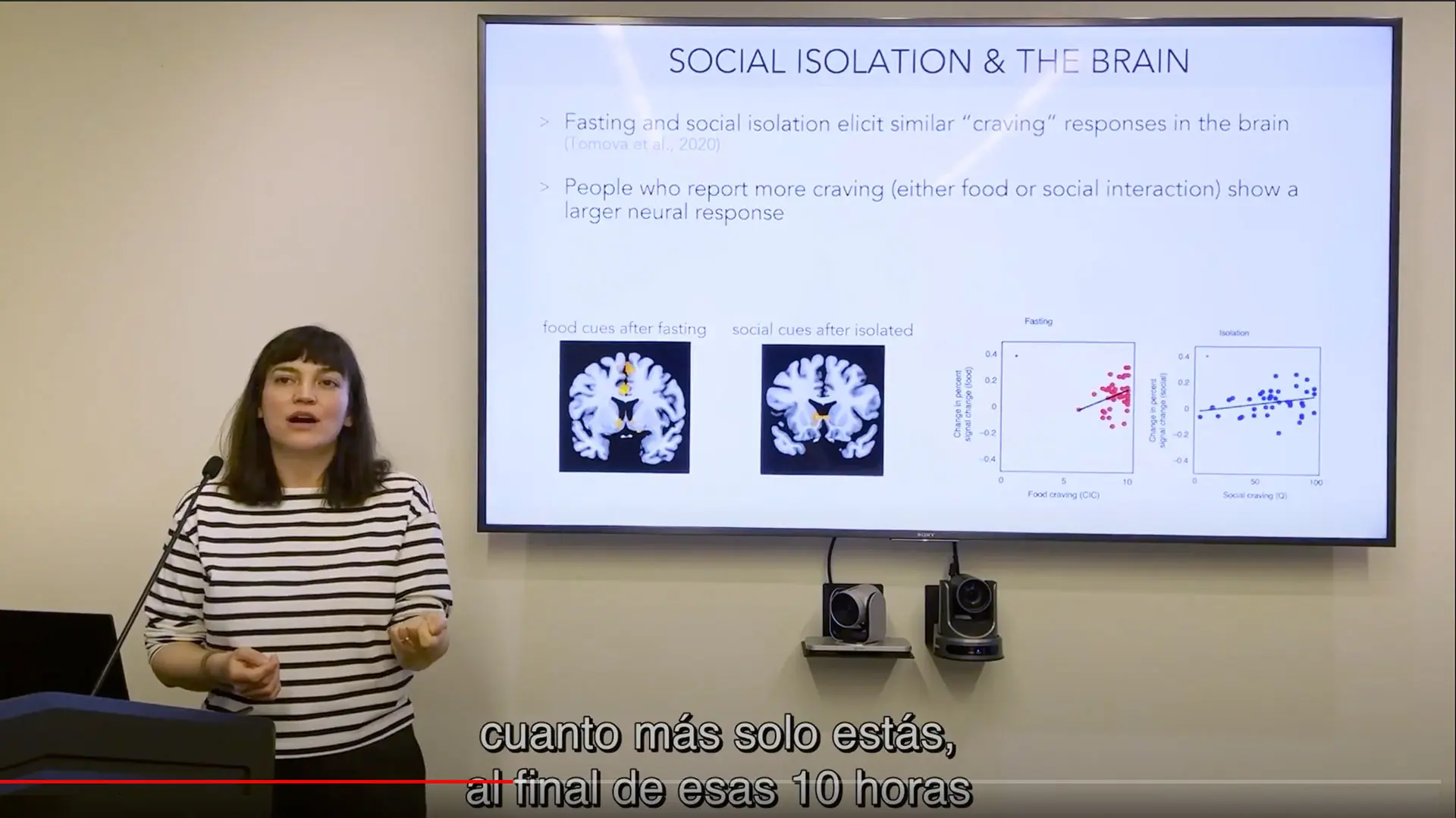 Anastasia Shuster, PhD, a postdoctoral fellow in the Department of Psychiatry, co-hosted a public lecture that included Spanish subtitles on "The Social Brain: Adapting During the COVID-19 Pandemic." 