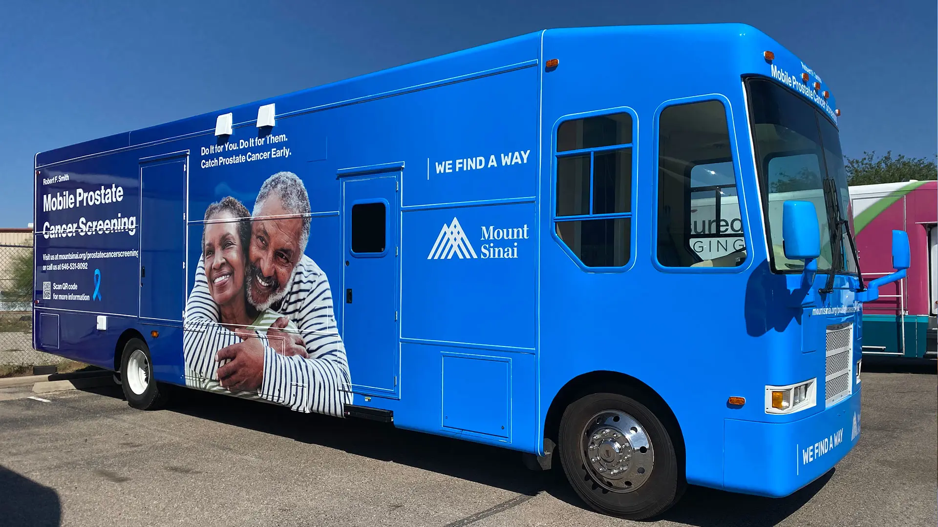 The Mount Sinai Robert F. Smith Mobile Prostate Cancer Screening Unit will address the high incidence of prostate cancer in the Black community.