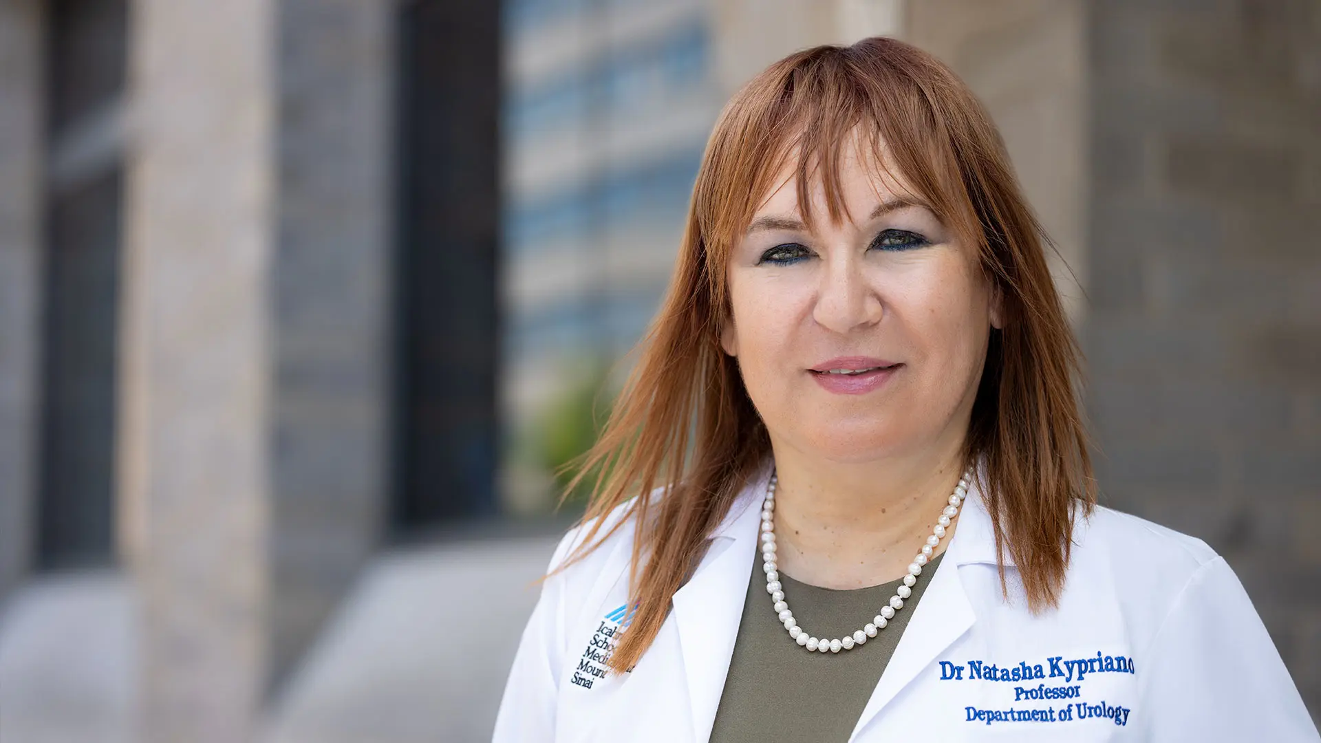 Natasha Kyprianou, MBBS, PhD, Vice Chair of Research and a leading expert on prostate, bladder, and kidney cancer