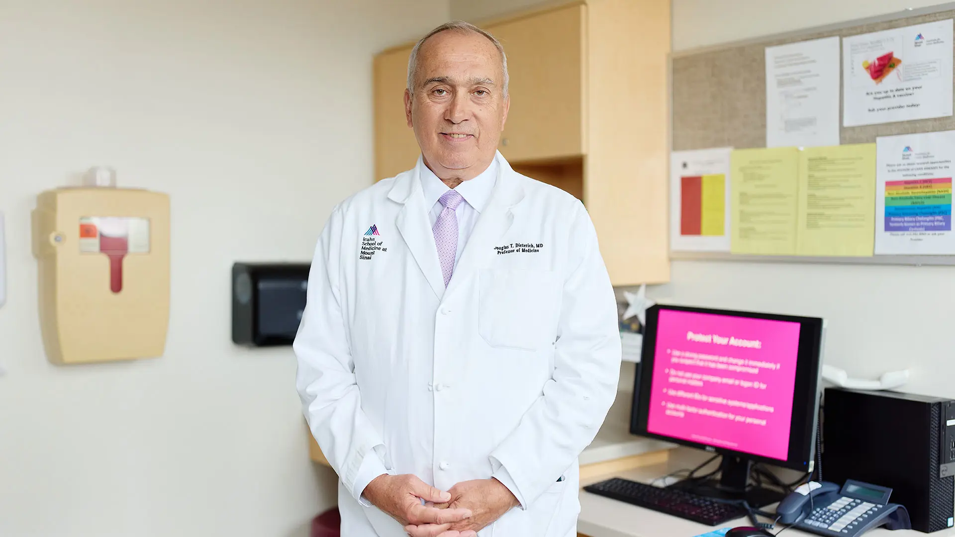 Douglas Dieterich, MD, is leading an effort to test all Mount Sinai primary care patients for hepatitis B and the related hepatitis Delta virus.