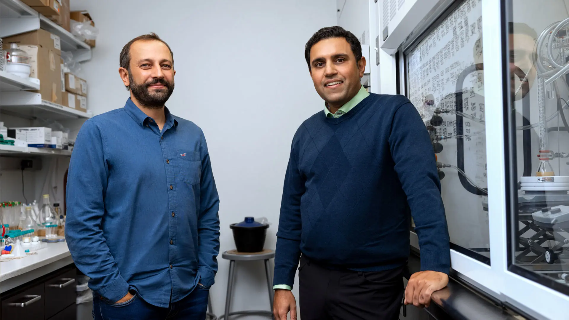 Ernesto Guccione, PhD, left, and Arvin Dar, PhD