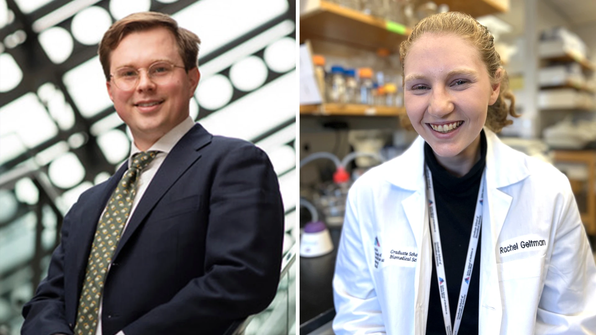 Jake Herb and Rachel Geltman