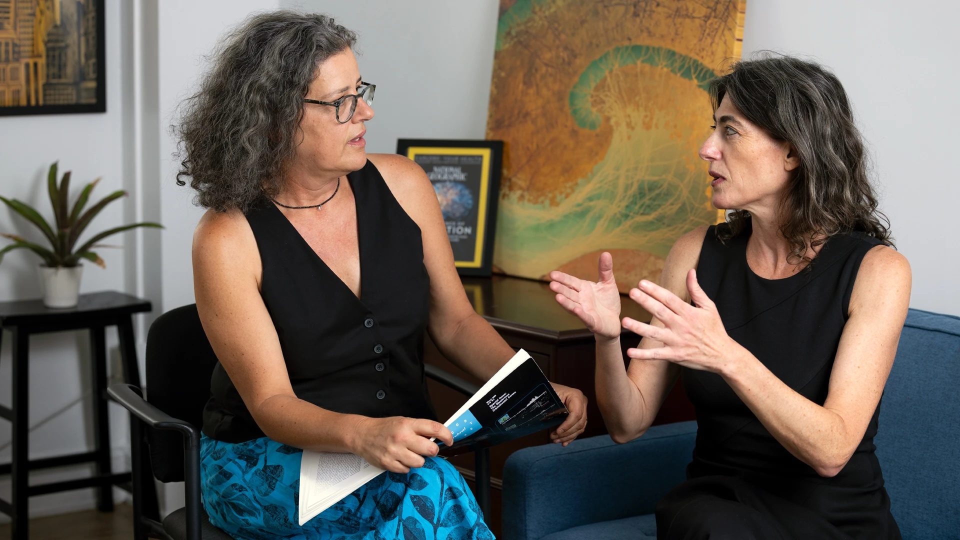 Nelly Alia-Klein, PhD, Associate Professor of Psychiatry, and Neuroscience at Icahn Mount Sinai (left), works closely with Rita Goldstein, PhD, Chief of the Neuropsychoimaging of Addiction and Related Conditions research program (right), to take findings further. This includes exploring additional biomarkers or finding ways to guide interventions for cocaine and heroin addiction.