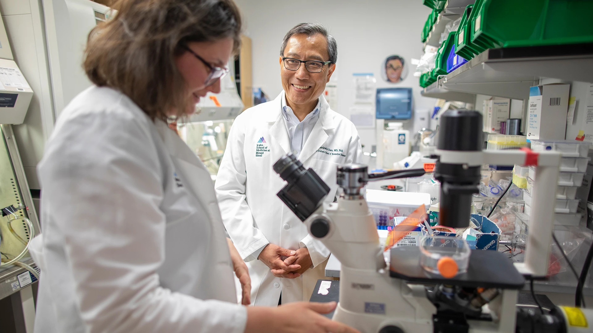 Francesca Cossarini, MD, Assistant Professor of Medicine (Infectious Diseases), and Benjamin Chen, MD, PhD