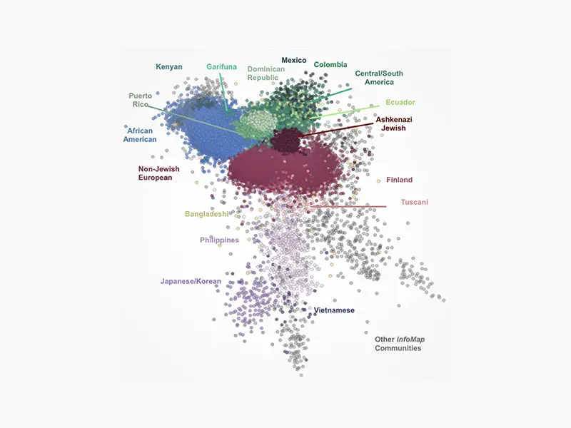 Scientists at the Mount Sinai Health System's Institute for Genomic Health analyzed the ancestral genes of more than 30,000 patients to remap and refine health risks by ethnic background.
