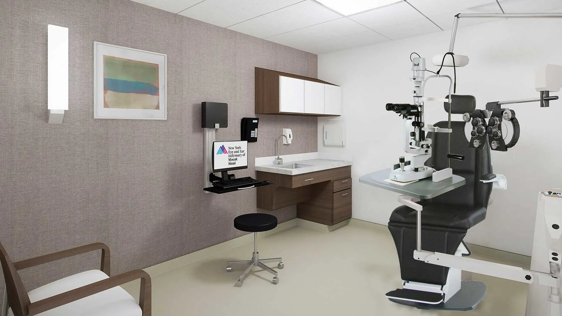 Ambulatory
 Eye Clinics: Exam room *