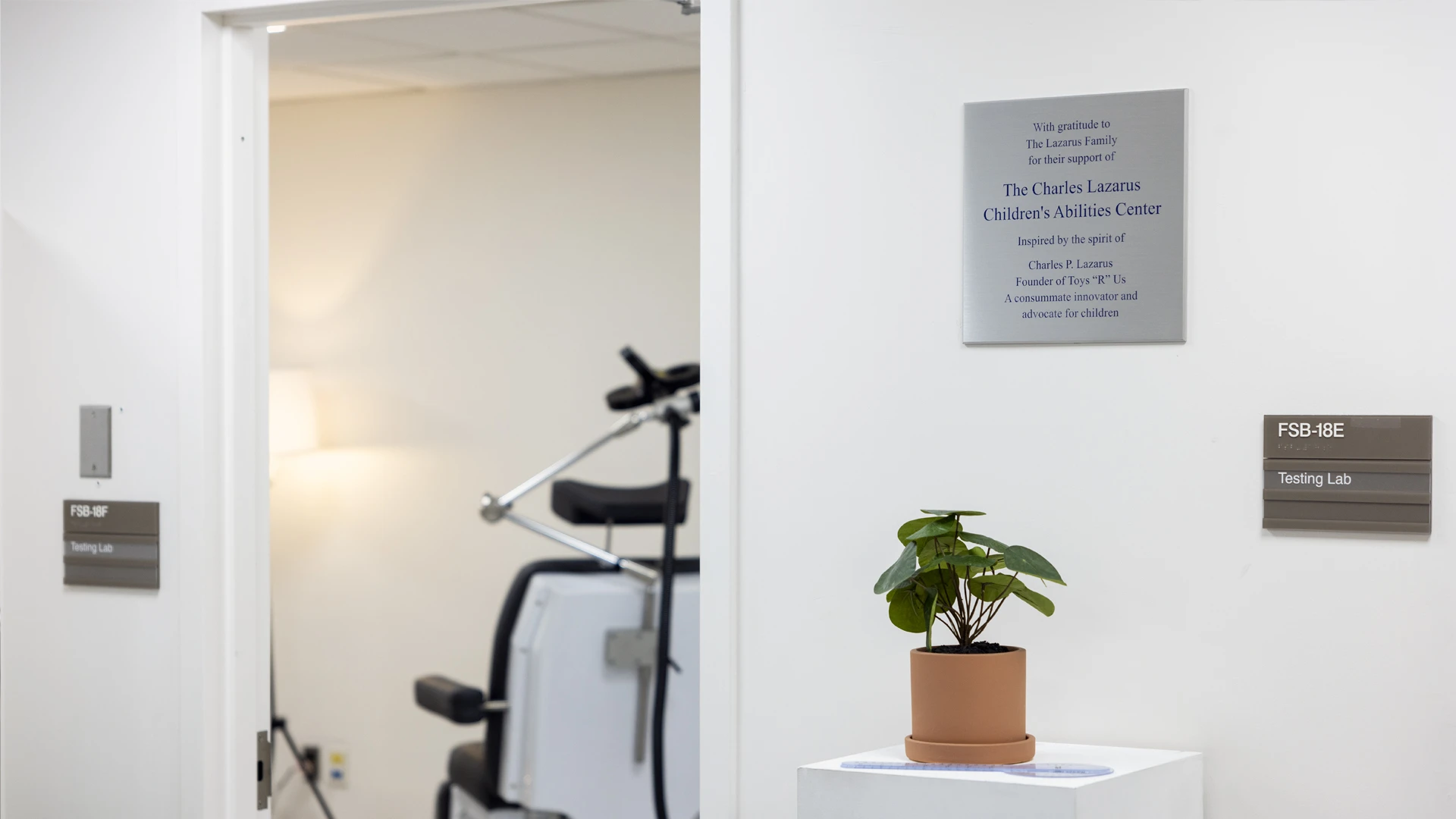 The Charles Lazarus Children's Abilities Center offers not only therapy, but also conducts research in various areas, including concussion and cerebral palsy.