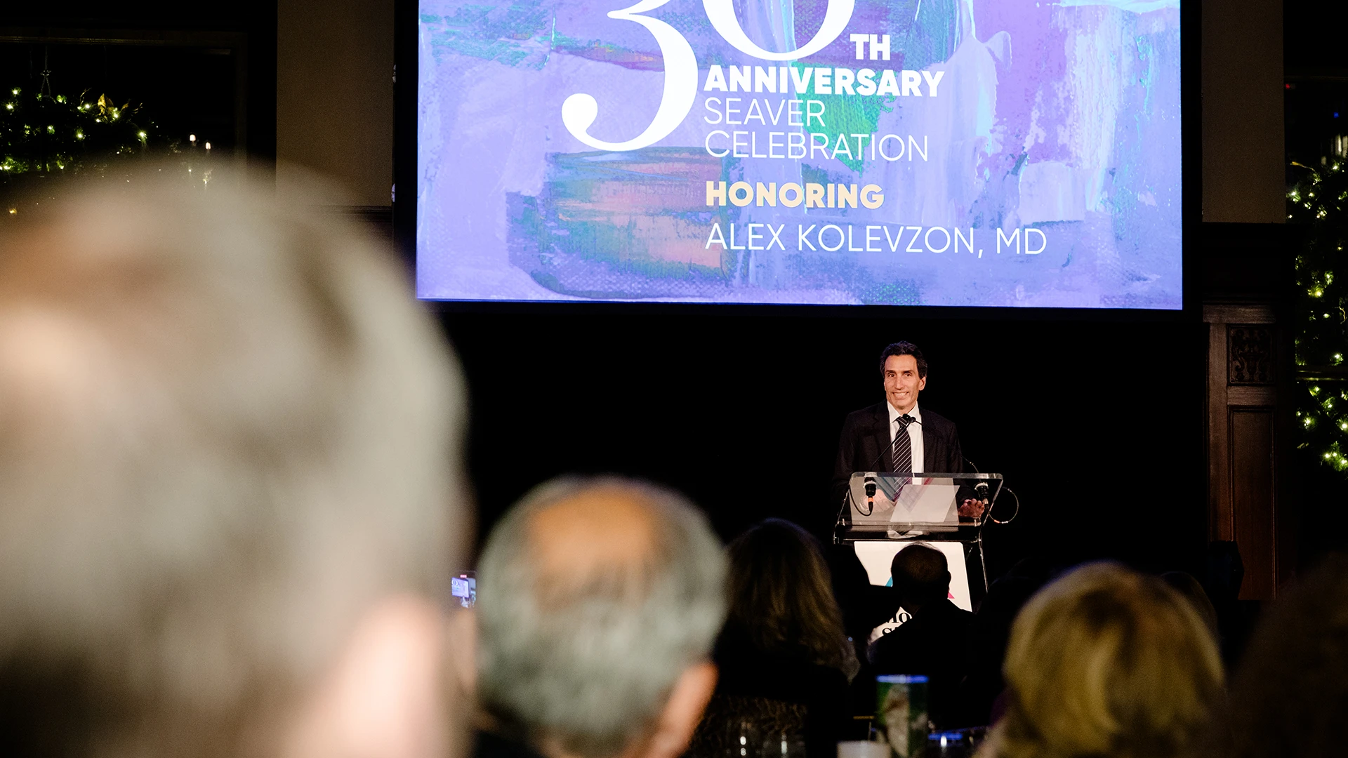 Alexander Kolevzon, MD, was honored at the Seaver Autism Center’s 30th anniversary gala for serving as its clinical director for 16 years.