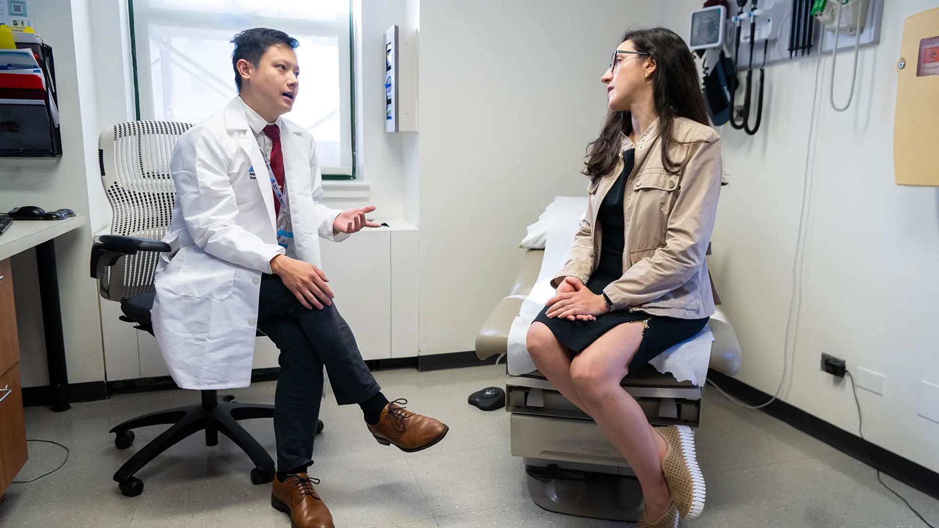 Dr. Cao typically spends at least 40 minutes with each new patient to thoroughly discuss their condition and answer questions.