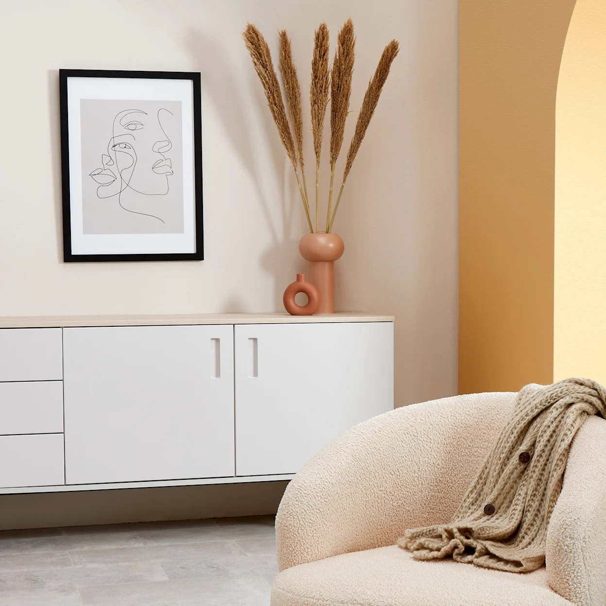 Witte TV-meubel of dressoir