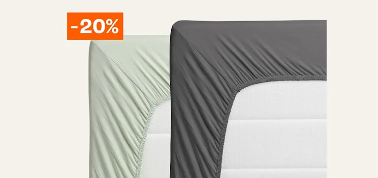 Hoeslakens 20% korting