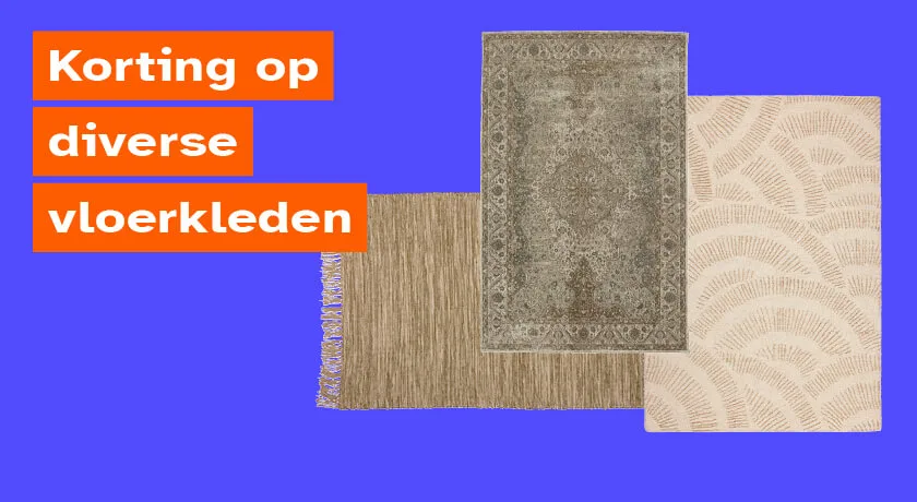 Korting op diverse vloerkleden