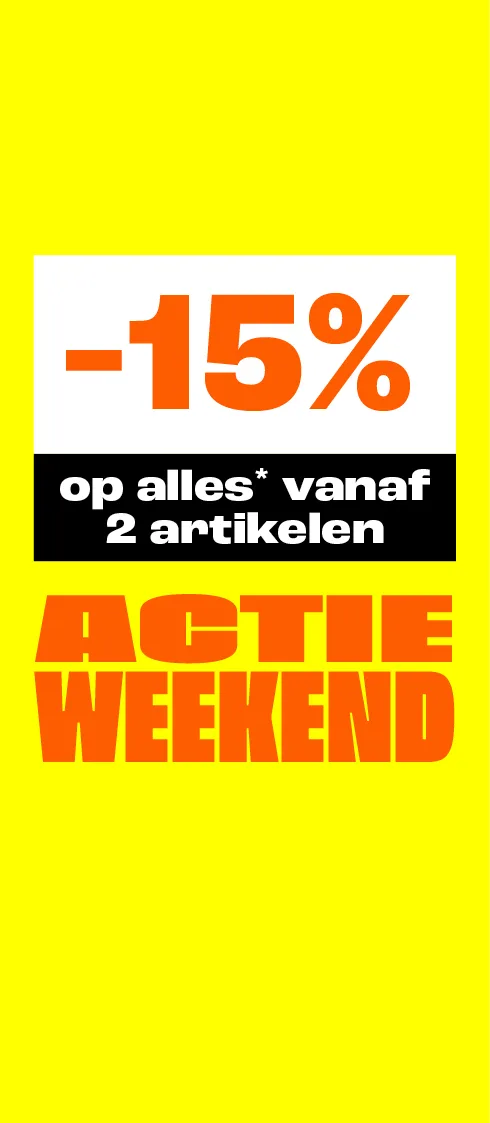 PLP banner - 15% korting vanaf 2 stuks - week 33