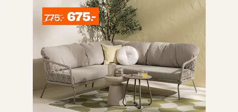 Loungeset Fermo van €775,- voor €675,-