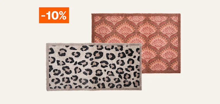 10% korting op alle deurmatten