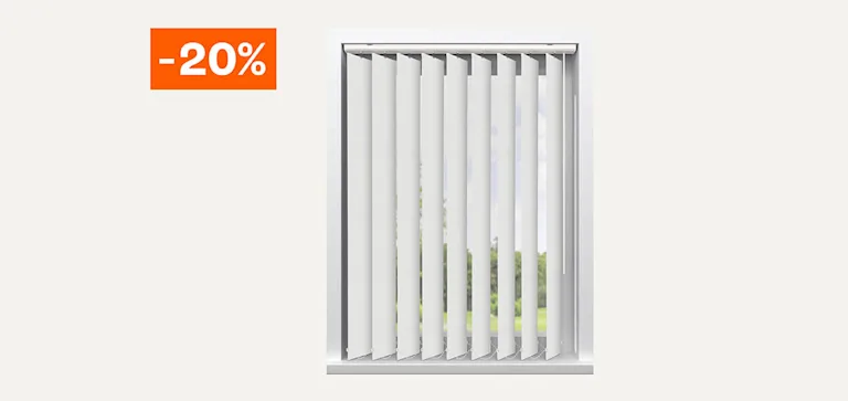 Alle lamellen op maat 20% korting