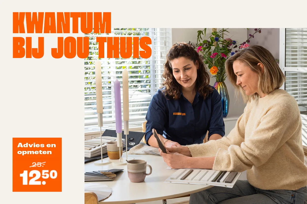 Een adviesgesprek voor je raam en opmeten: nu van €25 voor €12.50