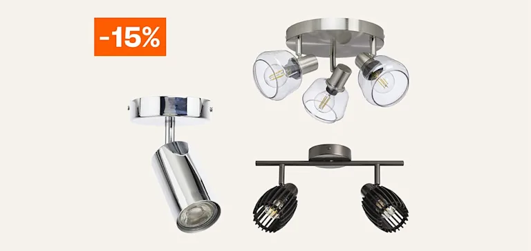 Alle spots 15% korting