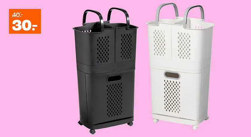 Wasmand van €40 voor €30