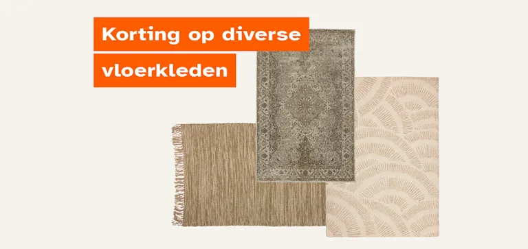 Korting op diverse vloerkleden