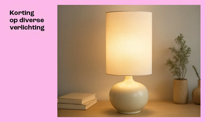Korting op diverse verlichting
