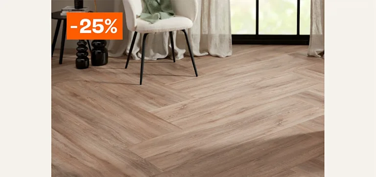 Alle klik PVC 25% korting