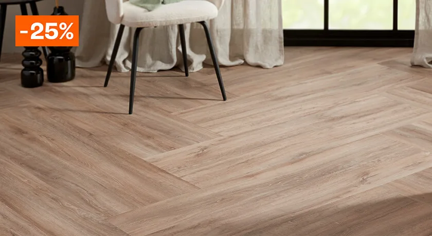 Alle klik PVC 25% korting