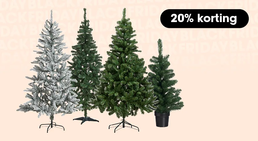 Banner kerstbomen DESK - W48 - Acties - NL