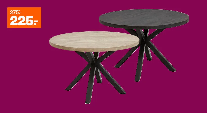 Eettafel Bressano van €275 voor €225