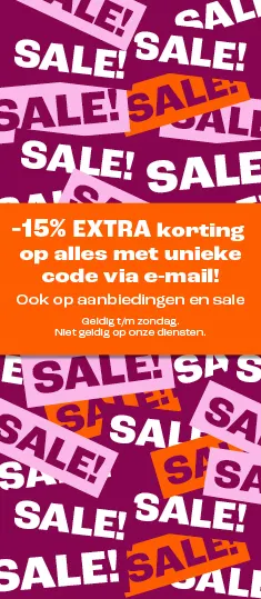 PDP banner - 15% op alles met code - week 32 - NL