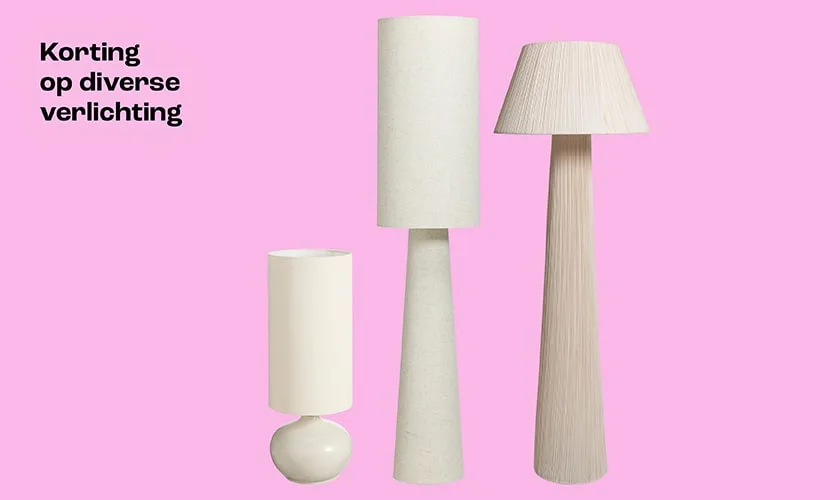 Korting op diverse verlichting
