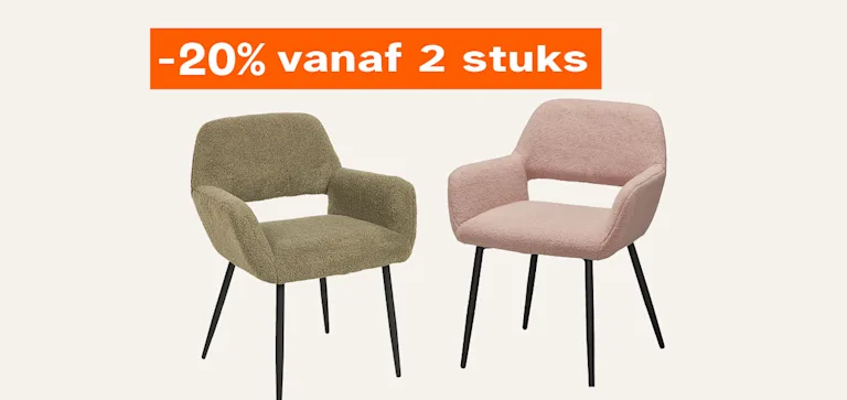 Cardlist stoelen & fauteuils korting