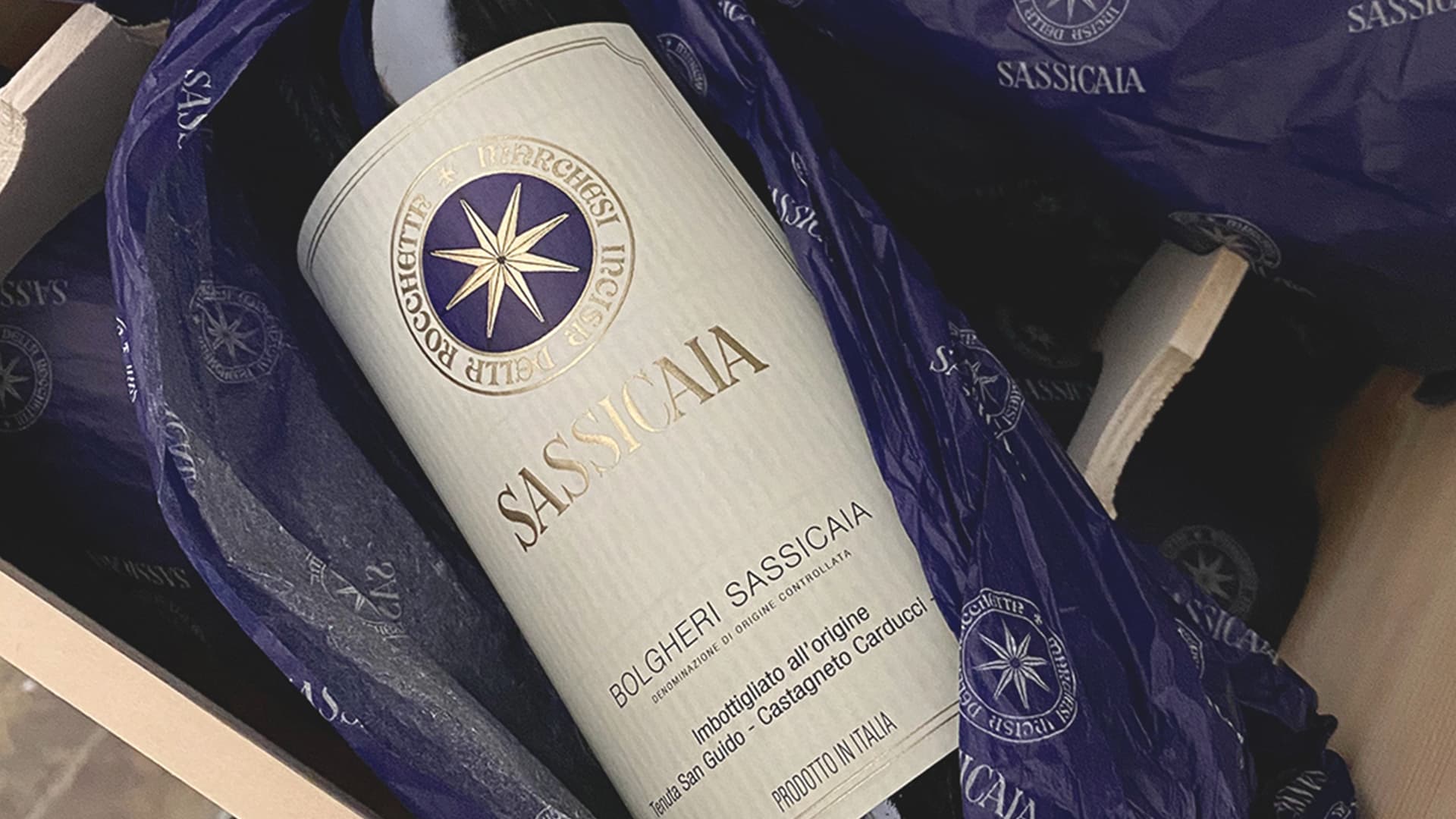 FINE+RARE: Behind the bottle, Sassicaia