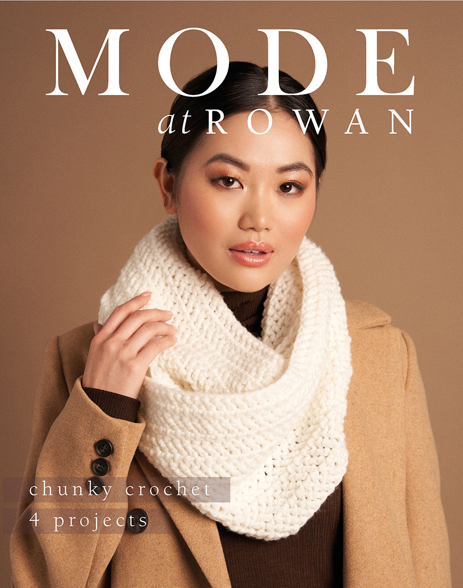 MODE at Rowan 4 Projects Chunky Crochet Cover